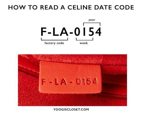 celine serial number check|celine purse date code.